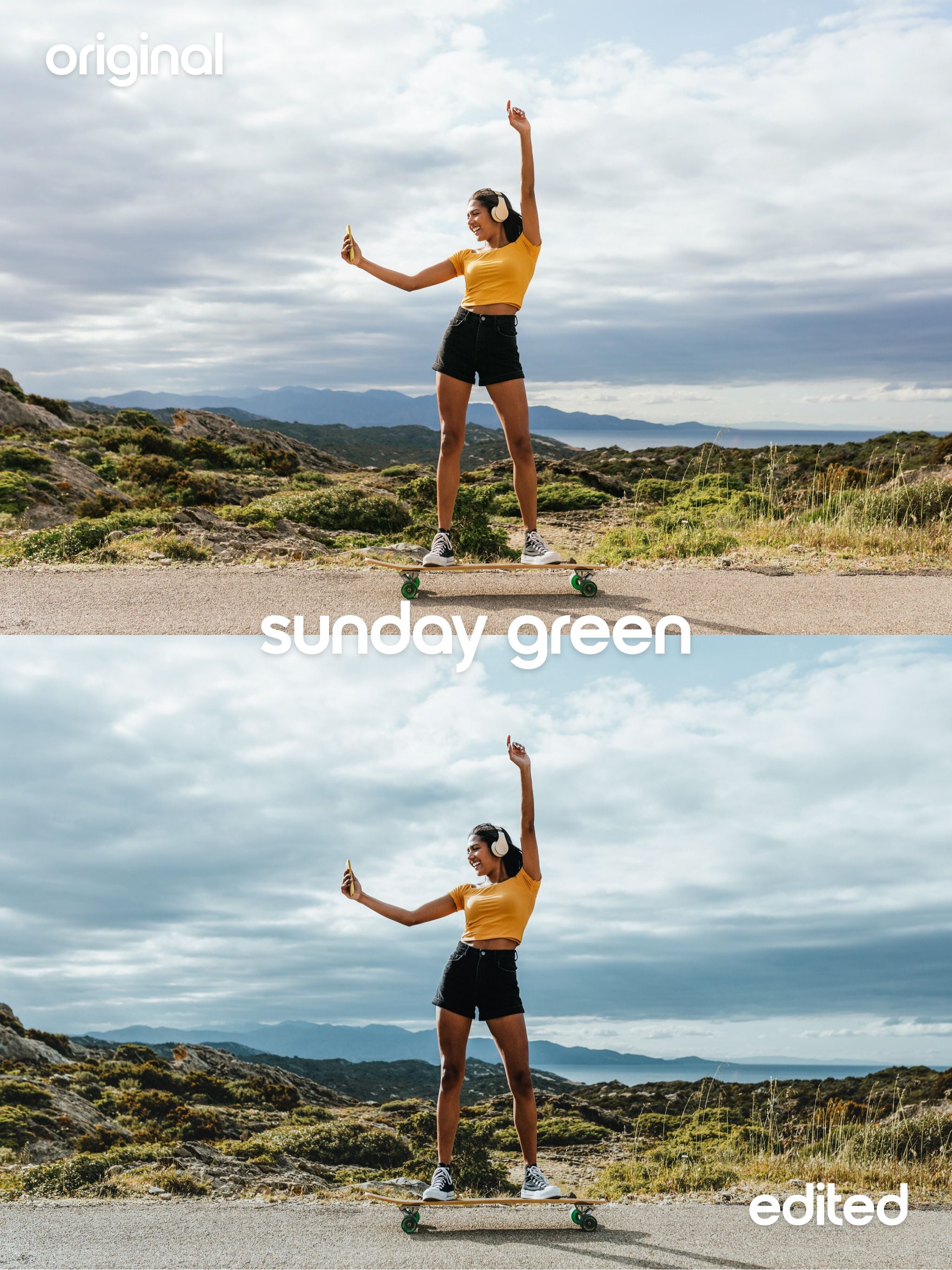 Sunday Green Photo Preset