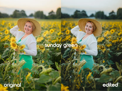 Sunday Green Photo Preset