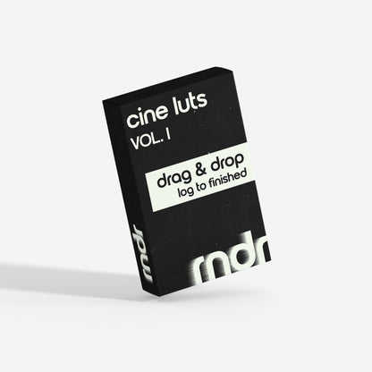 Cine VOL I. (Drag & Drop) Log to Finished LUTs
