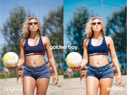 Golden Boy Photo Preset